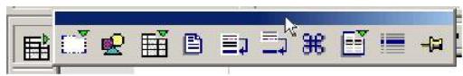 OPEN OFFICE 1.1 - Barre du module DRAW - 1