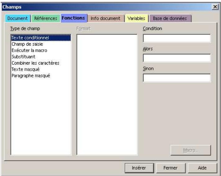 OPEN OFFICE 1.1 - Fonctions - 1