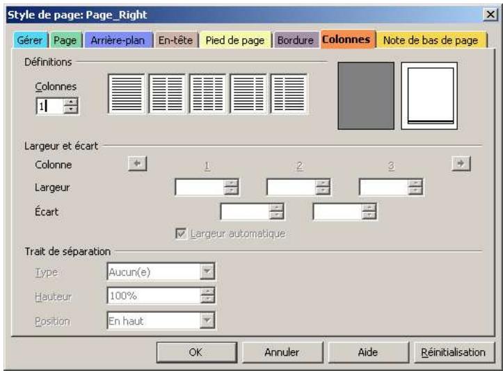 OPEN OFFICE 1.1 - Le colonage - 1