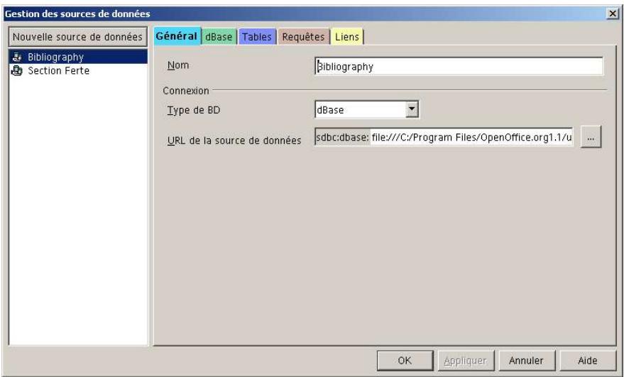 OPEN OFFICE 1.1 - Gérer les sources de données - 1