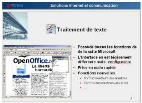 OPEN OFFICE 1.1 - Définir le type après coup - 1