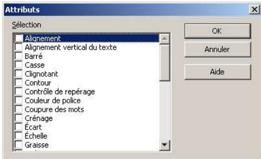 OPEN OFFICE 1.1 - Attributes… 5 - 1