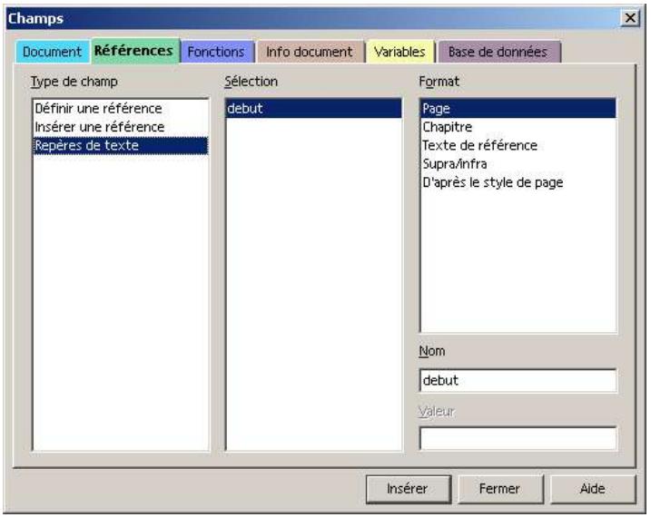 OPEN OFFICE 1.1 - Les Renvois de texte - 1