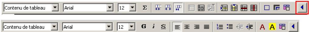 OPEN OFFICE 1.1 - Les barres contextuelles - 1