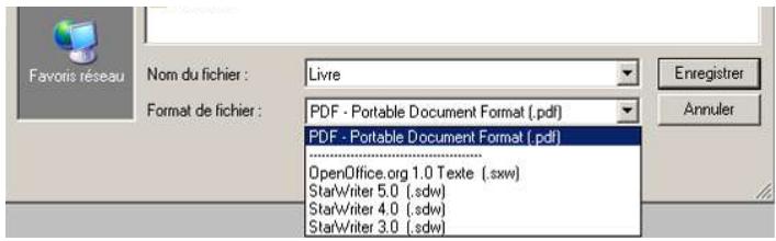 OPEN OFFICE 1.1 - Enregistrer d'un document maître comme document texte - 1