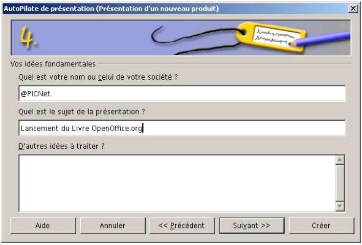 OPEN OFFICE 1.1 - Étape 4 - 1