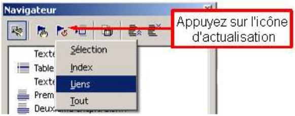 OPEN OFFICE 1.1 - Actualiser le document maître - 1