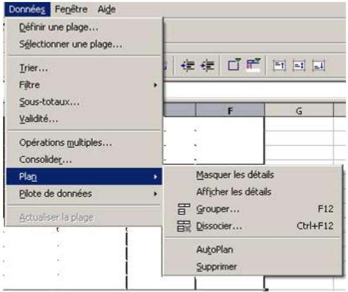 OPEN OFFICE 1.1 - Le mode Plan - 1