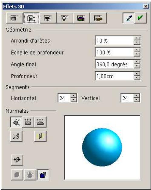 OPEN OFFICE 1.1 - L'onglet géométrie - 1
