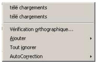 OPEN OFFICE 1.1 - Par le menu contextuel - 1