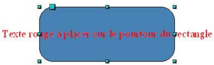 OPEN OFFICE 1.1 - Sur un texte contenu dans un objet - 3