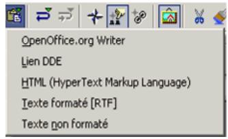 OPEN OFFICE 1.1 - Particularité de l'icone coller - 1