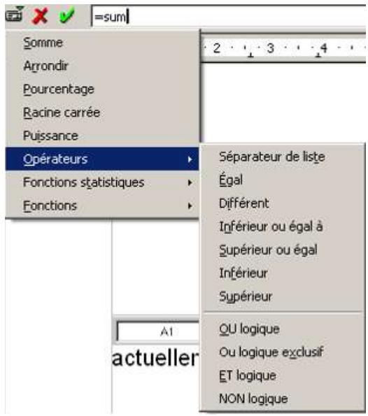 OPEN OFFICE 1.1 - Formule - 1