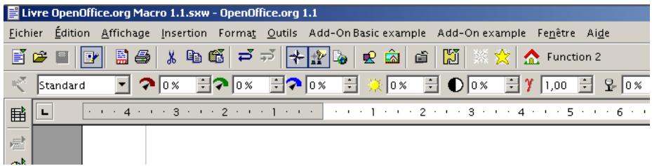 OPEN OFFICE 1.1 - Présentation - 1