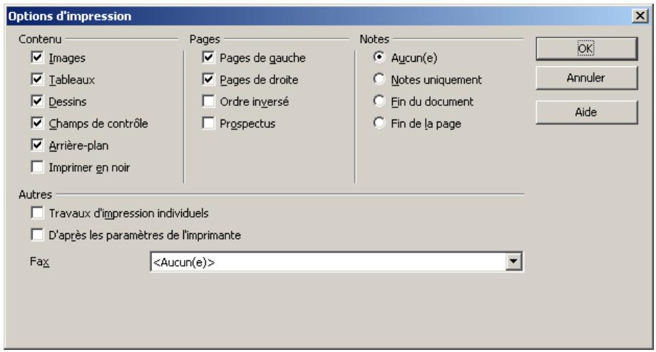 OPEN OFFICE 1.1 - Options - 1