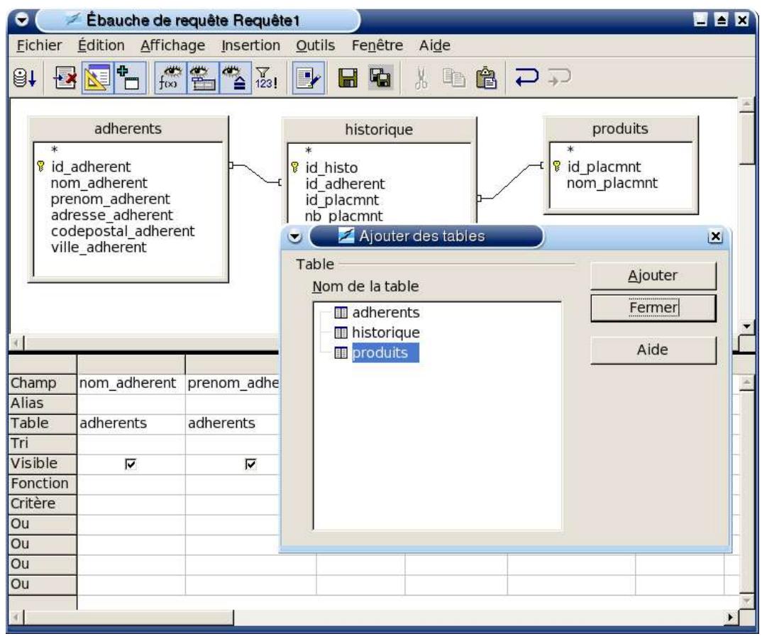 OPEN OFFICE UTILISATION D UNE BASE DE DONNEES SQLITE - Création de requêtes - 1