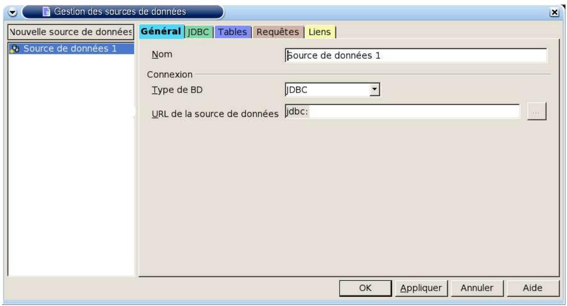 OPEN OFFICE UTILISATION D UNE BASE DE DONNEES SQLITE - Configuration de la source de données dans openoffice. org - 1
