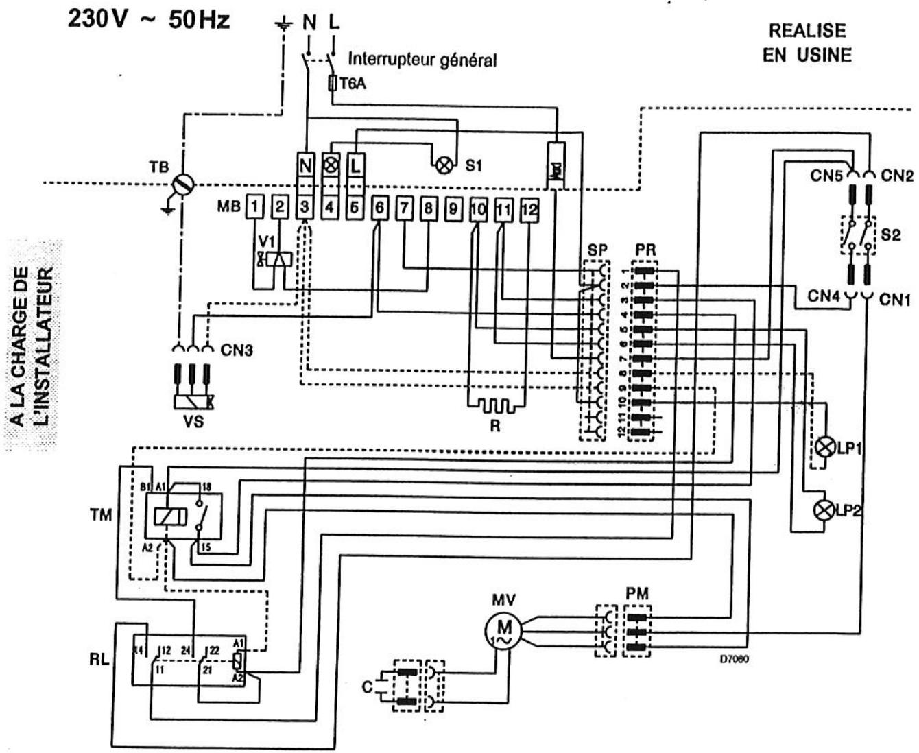 RIELLO G5R - RACCORDEMENTS ELECTRIQUES - 1