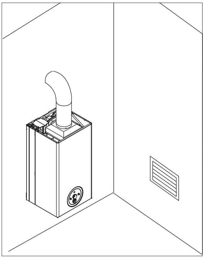RIELLO OCEANE 24 KI VMC - Sécurité de débordement des produits de combustion et dispositif de sécurité VMC - 1