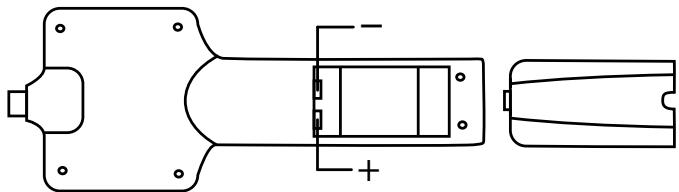 VOLTCRAFT BS-500 - MISE EN PLACE ET REMPLACEMENT DES PILES - 1
