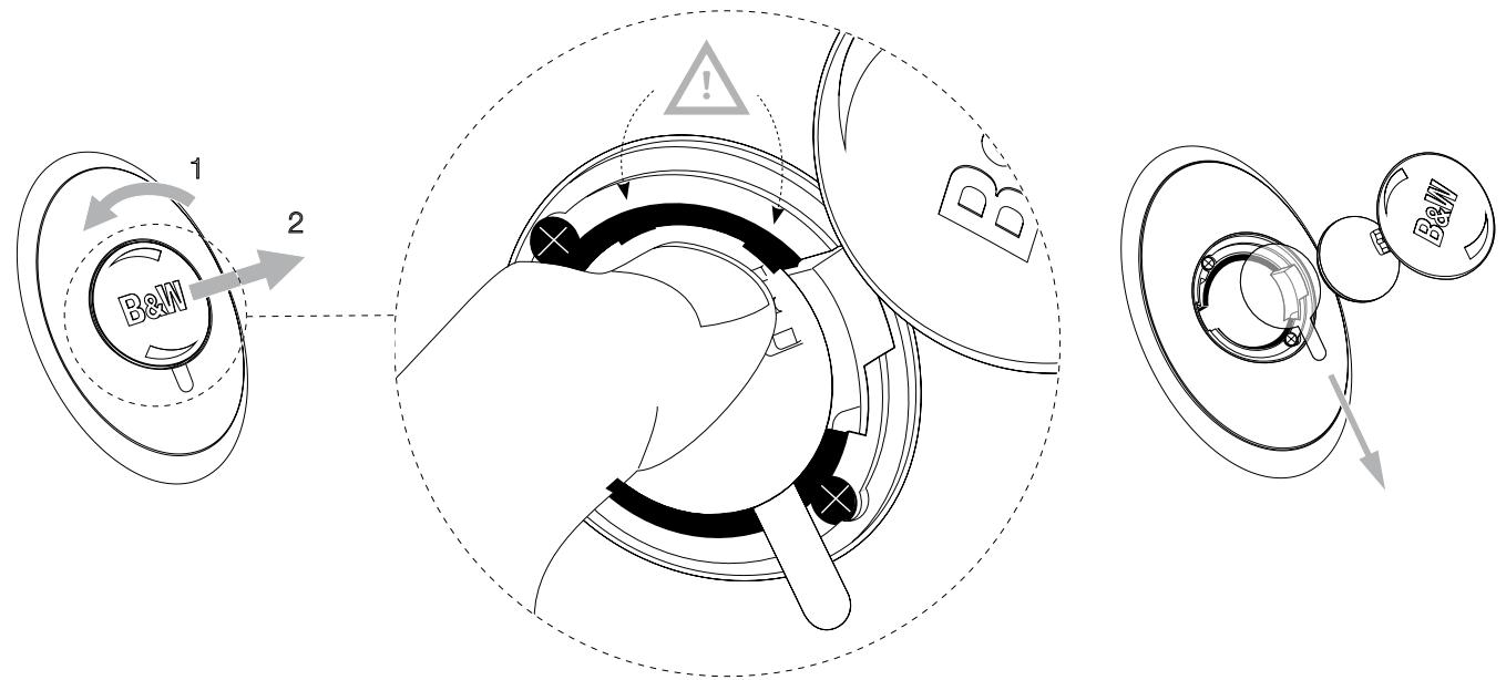 B&W B&W ZEPPELIN - Turning on the remote control - 1