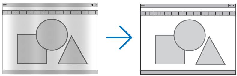 NEC M403H,  M403W,  M403X - Réglage de l'horloge et de la phase [HORLOGE/PHASE] - 1