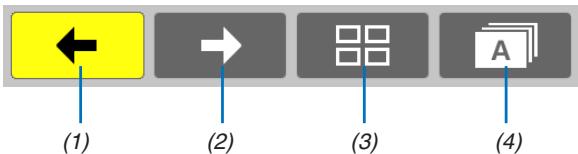 NEC M403H,  M403W,  M403X - Barde d'outils des vignettes - 1