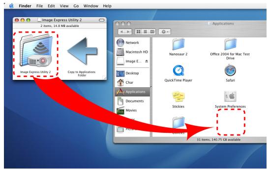 NEC M403H,  M403W,  M403X - Étape 1 : Installez Image Express Utility Lite pour Mac OS sur l'ordinateur - 1