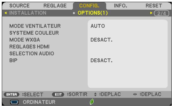 NEC M403H,  M403W,  M403X - [OPTIONS(1)] - 1