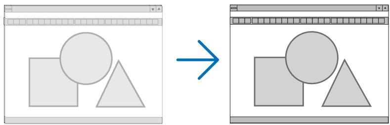 NEC M403H,  M403W,  M403X - Réglage de l'horloge et de la phase [HORLOGE/PHASE] - 2