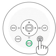NEC M403H,  M403W,  M403X - Ajustement de l'image à l'aide du réglage automatique - 3