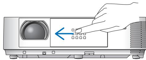 NEC M403H,  M403W,  M403X - Ouverture et fermetre de la lentille - 2
