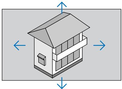 NEC UM280WI - Appuyer sur la touche ▲▼◁▶. - 1