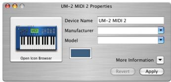 EDIROL UM-2EX - - Configuración del controlador - 3