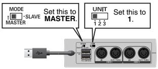 EDIROL UM-3EX - Cautions when connecting - 1