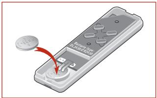LOGISTY L3604F - Changez les piles - 1