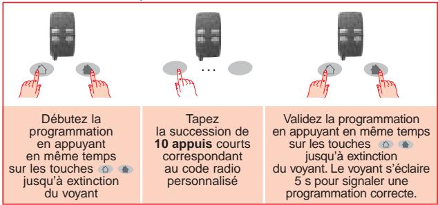 LOGISTY L3612 - Programmez le code radio personnelisé - 1