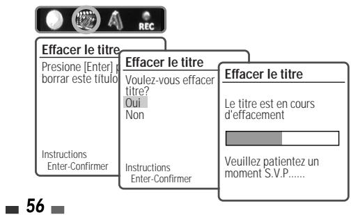 DAEWOO ELECTRONICS DHR-8105S - Effacement d'un Titre - 1