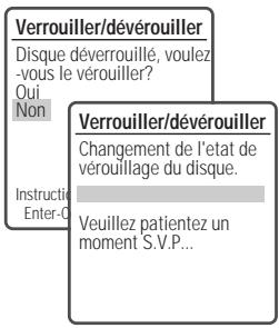 DAEWOO ELECTRONICS DHR-8105S - Verrouillage/Déverrouillage d'un disque (DVD±RW) - 2
