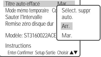 DAEWOO ELECTRONICS DHR-8105S - Suppression automatique de titres - 1