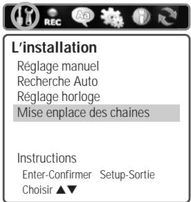DAEWOO ELECTRONICS DHR-8105S - Réglage des Canaux - 1