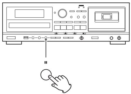 TEAC AD-800-B - Pausing playback temporarily - 1