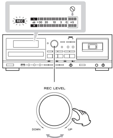 TEAC AD-800-B - Réglez le niveau d'enregistrement. - 1