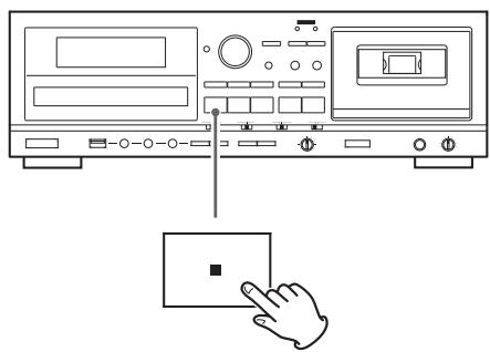 TEAC AD-800-B - Stopping playback - 1