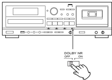 TEAC AD-800-B - Dolby NR (réduction de bruit) - 1