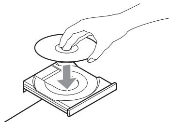 TEAC AD-800-B - Place a disc on the tray with the label side up. - 1