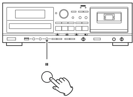 TEAC AD-800-B - Pause temporaire de la lecture - 1