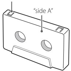 TEAC AD-800-B - Accidental erasure prevention tabs - 1