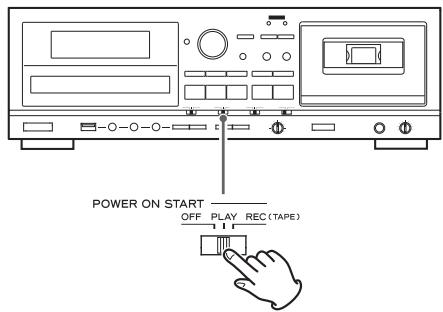 TEAC AD-800-B - Si vous choisissez une cassette - 2