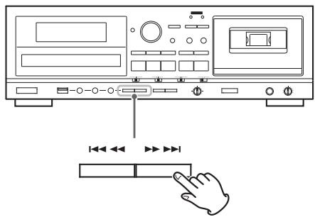 TEAC AD-800-B - Skipping to an earlier or later file - 1